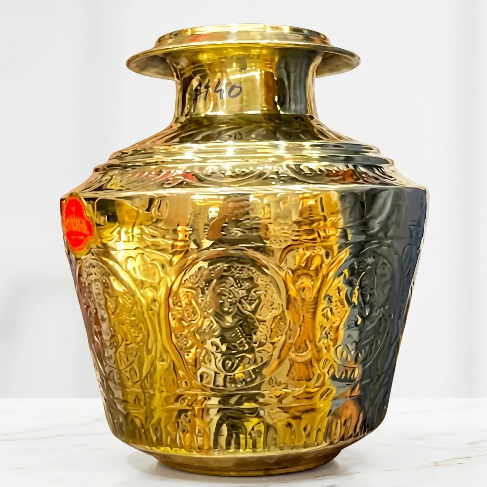 10 Avtar Vishnuji Kalash – Pure Brass Decorative Kalash product image